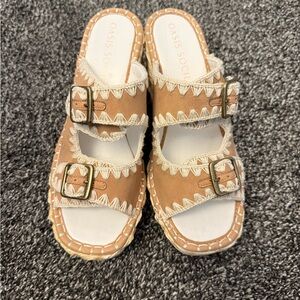 Oasis Society Tan Sandals